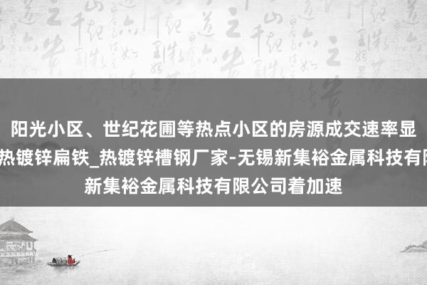 阳光小区、世纪花圃等热点小区的房源成交速率显热镀锌角铁_热镀锌扁铁_热镀锌槽钢厂家-无锡新集裕金属科技有限公司着加速